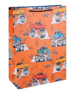 Пакет А3 42,5*33*10 "Монстр трак" дет., бум.мат.ламинат