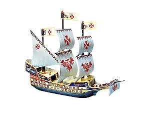 Сборная модель из картона: Галеон "Вест-Индия" 003