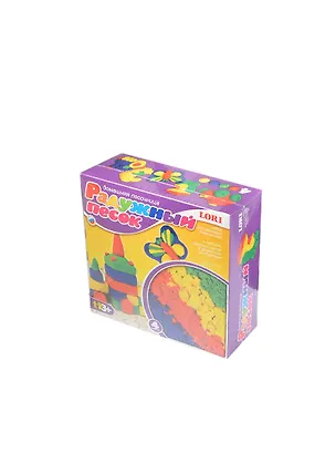 Набор для творчества LORI "Радужный песок" набор из 4 цветов 2415474