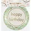 Набор бумажных тарелок Happy birthday на мятном фоне (18 см) (6 шт) (12-01582-E2) — 2689353 — 3