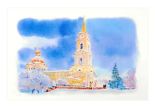 Открытка "С новым годом! Пермь" 3070866