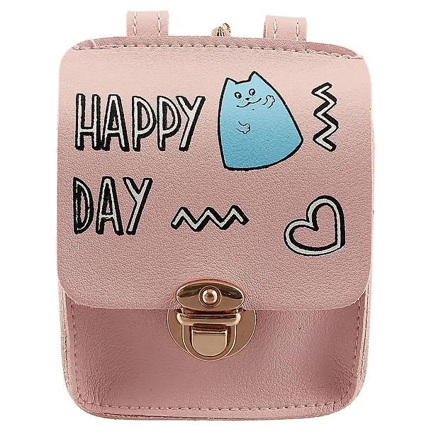 Сумочка-рюкзачок с застежкой Happy day (10x8) (ПВХ бокс) 2693708 — 1