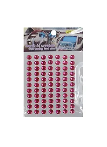 Набор д/творчества Стразы отдельные круглые средние Say it in crystals (1461-9/13) (темно-розовые)