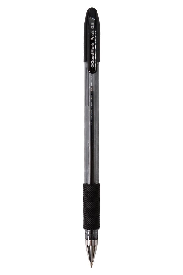 Шариковая ручка чёрная 0,5 мм, Peak, GoodMark 3138613 — 1