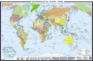 Книга Политическая карта мира А0+ (в новых границах; очень большая) ()