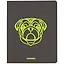 Тетрадь в клетку Listoff, "Total Black. Oh my dog", 48 листов, в ассортименте — 258059 — 3