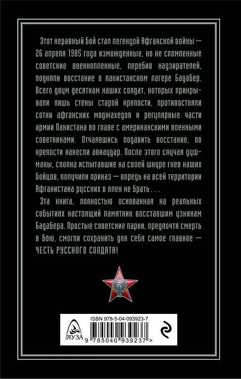 Книга Честь русского солдата. Восстание узников Бадабера (Раиса Родионова) — 2