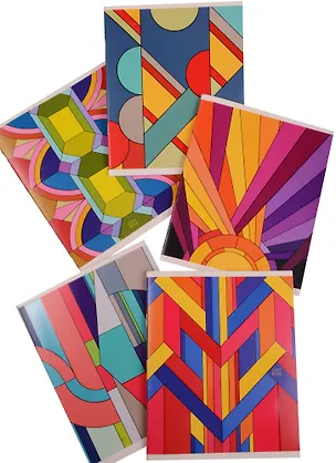 Тетрадь в клетку Unnika, "Сила цвета (графика)", 48 листов, в ассортименте 243766