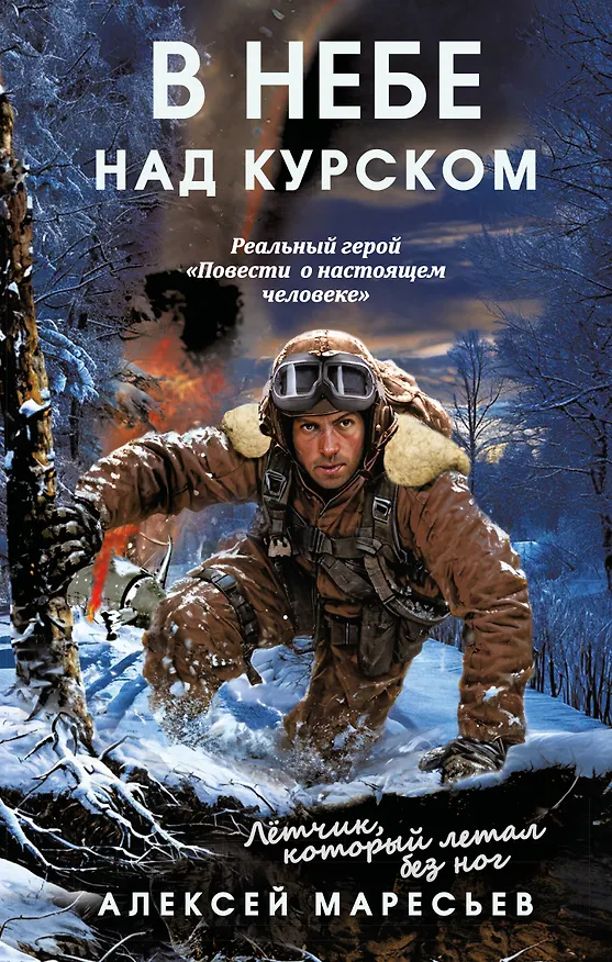 Книга В небе над Курском. Реальный герой "Повести о настоящем человеке" (Алексей Маресьев) — 1
