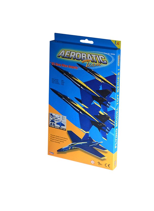 LYONAEEC Самолет Aerobatic Glider "US Navy Blue Angels" (66006) (6+) (293мм) (коробка) 2414820 — 1