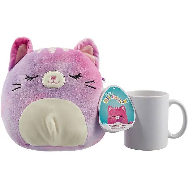 Мягкая игрушка Squishmallows Кошечка Сели (20 см) 2904253 — 3