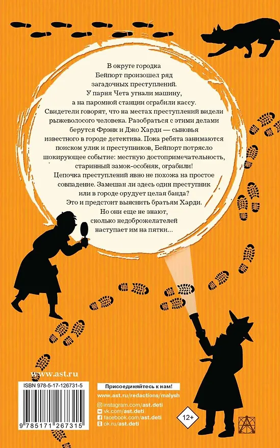 Книга Братья Харди и сокровища башни (Франклин У. Диксон) — 2