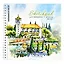 Скетчбук 195*195 20л "Тихий городок" акварельная, 200г/м2, обложка картон, гребень — 2953499 — 1