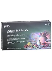 Пастель сухая мягкая 48цв, проф., квадратная, к/к, MUNGYO