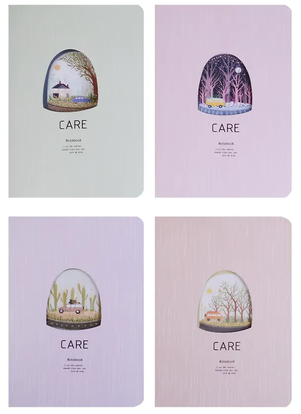 Тетрадь общая «Care» в ассортименте, 38 листов в линейку, А5 245265 — 3