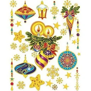 Новогоднее оконное украшение Елочное украшение 30*38 см (31260) (Феникс-Презент) 2380762