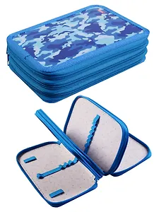 Пенал школьный 3 отделения "Камуфляж"