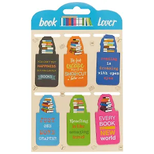 Магнитные закладки «Book lover», 6 штук
