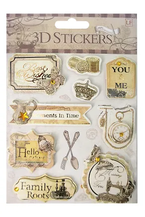 Набор д/творчества Набор 3D стикеров, LF-E 316758