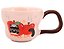 Кружка Apple Cat Котик с яблоком (розовая) (керамика) (400мл) (12-6641-202604-03) — 3163331 — 1