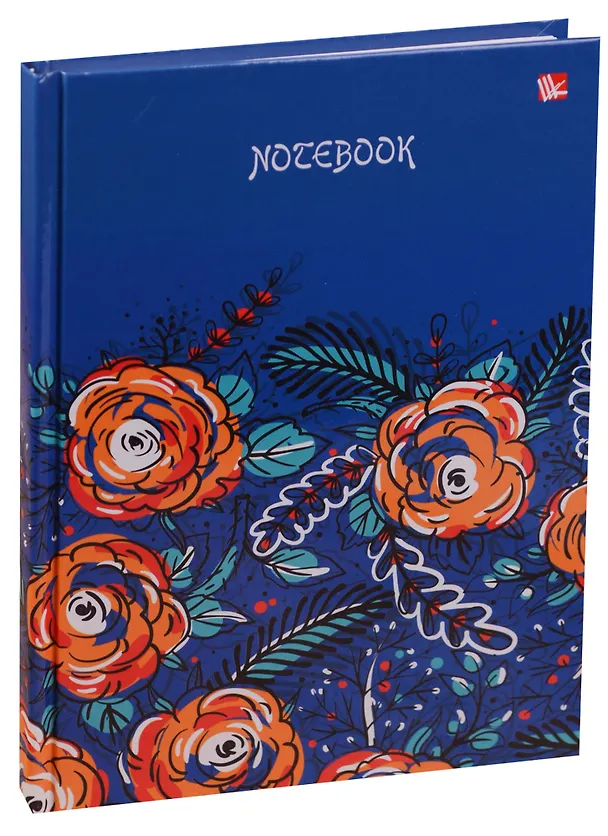Книга для записей А5 130л кл. "Цветы. Акварель" 7БЦ, глянц. лам., Listoff 242533 — 4
