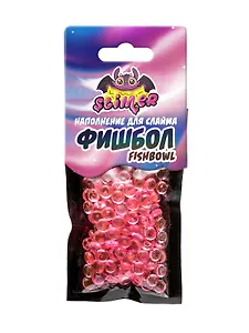 Наполнение для слайма Фишбол. Розовый ТМ Slimer