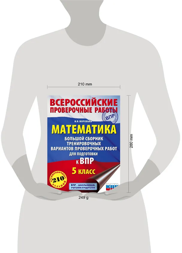 Книга Математика. Большой сборник тренировочных вариантов проверочных работ для подготовки к ВПР. 5 класс (Василий Воробьев) — 4