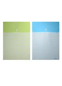 Папка-конверт А4 на кнопке вертикальная, ассорти, Sworld