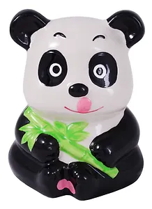Копилка Панда с бамбуком (керамика) (13х7)