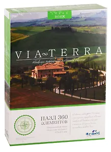 Пазл Via Terra Кругом холмы 360эл 04936