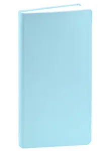 Книга для записей А5- 80л тчк. "Grace. Лазурный" интегр.обл., иск.кожа, скругл.углы, ляссе