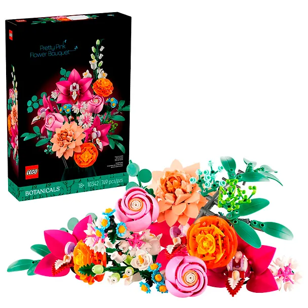 LEGO Botanical Collection: Красивый букет розовых цветов, 749 деталей (10342) 3126508 — 1