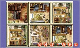 ЧИП АРТ Декупажная карта "Пейзажи Деревня"