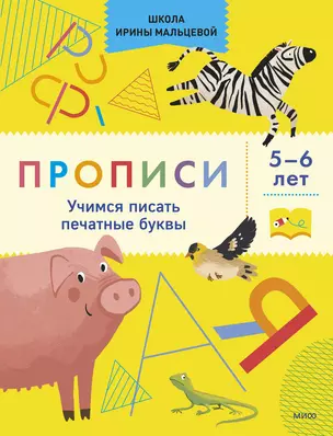 Прописи. Учимся писать печатные буквы. 5-6 лет — 2972774 — 1