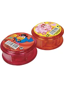 Точилка 1отв. "Смешарики" круглая, пластик, ассорти, CENTRUM