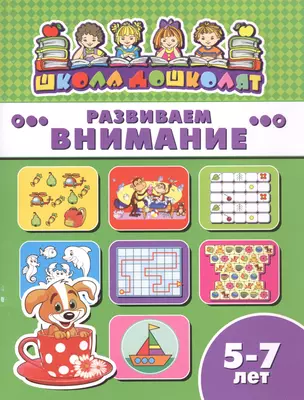 Развиваем внимание (5-7 лет) (мШкДош) — 2609993 — 1