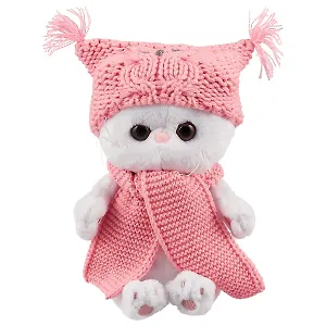 Игрушка мягкая Budi Basa, Ли Ли Бэби в шапке-сова и шарфе, 20см