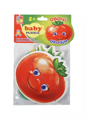 Игровой набор Мягкие пазлы Baby Puzzle Овощи (VT1106-03) (2+) — 2419545 — 1