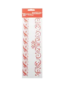 Трафарет пластик многоразовый Бордюр Классика 5 (АН3835100) (Б-027) (10х32 см) (упаковка)