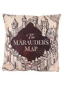 Подушка Гарри Поттер Карта мародеров (текстиль) (35х35) (PILLS034)