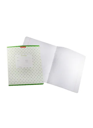 Тетрадь в клетку Erich Krause, "Горошек зеленый", 12 листов, в ассортименте 241154