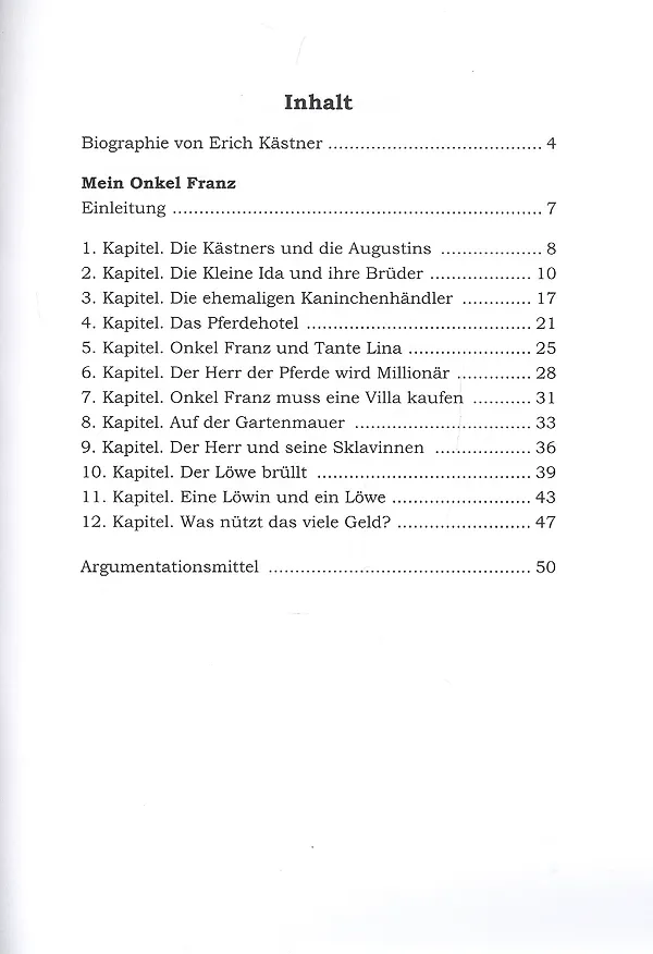 Книга Mein Onkel Franz Уч. пос. по домашнему чтению (на нем. яз.) (м) Kastner (Erich Kastner) — 2