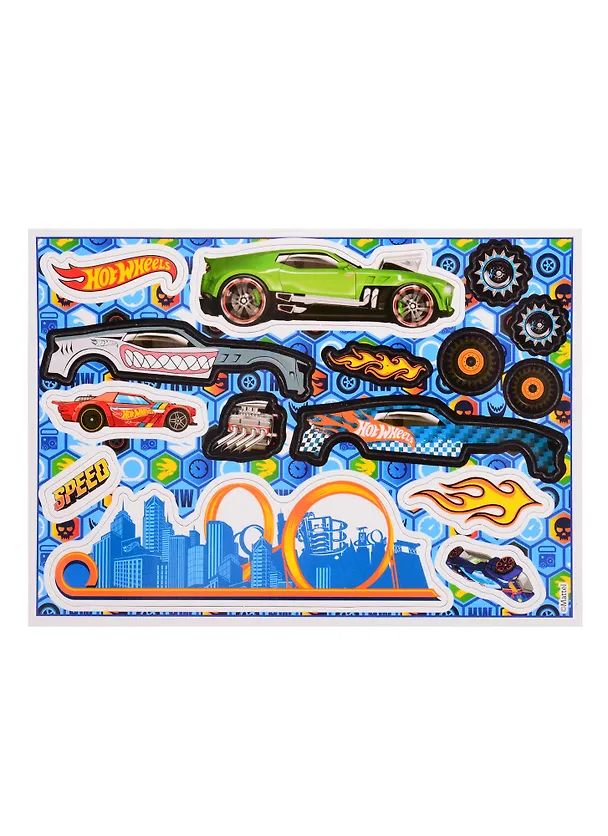 Книга Раскраска с магнитным конструктором. Hot Wheels. Вперед, к победе! () — 1