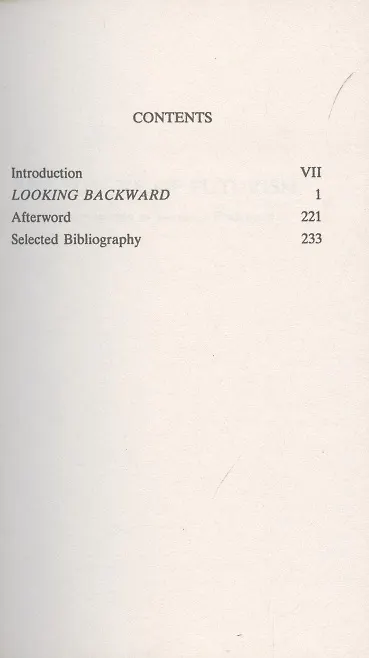 Книга Looking Backward. 2000-1887 (Edward Bellamy) — 2