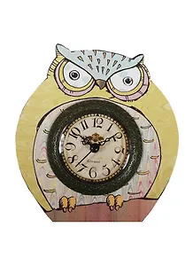 Сувенир Феникс Презент Часы настольные кварцевые Мудрый филин 17*22см 40736