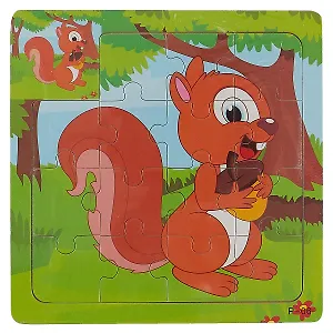 Развивающие рамки Белка, 15*15см, дерево