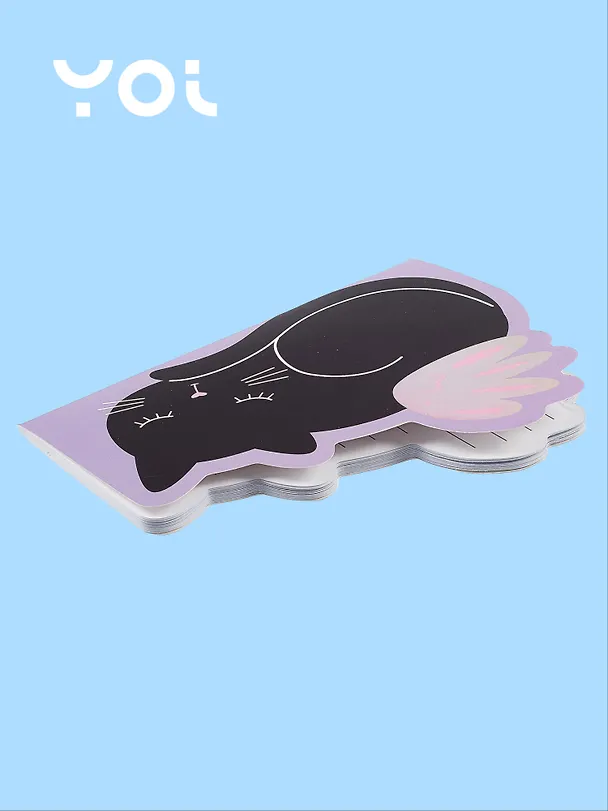 Записная книжка «Cat wings» А6+, 32 листа в линейку, сшивка, Yoi 3050047 — 3