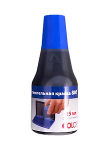 Краска штемпельная 25мл синяя, COLOP