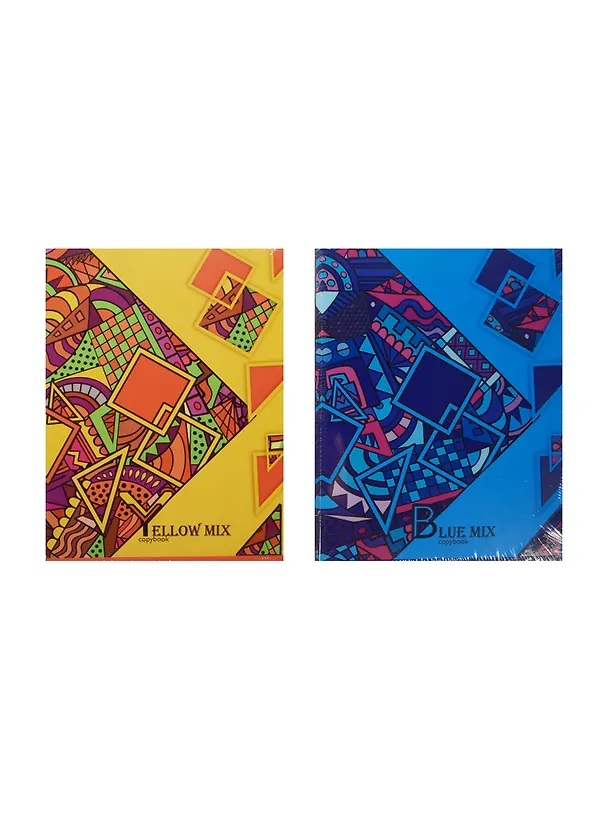 Тетрадь 160л кл. "Color Mix" на кольцах, смен.блок, выб.лак, ламинация, ассорти, БиДжи 237579 — 1