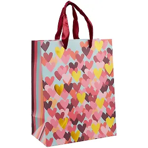 Пакет А5 23*18*10 "Color Hearts" жен., бум.мат.ламинат